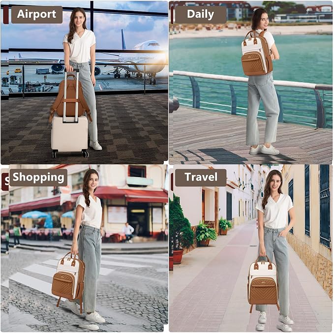 Laptop Backpack for Women Work Bookbag: 15.6 Inch College Backpacks - Image 6