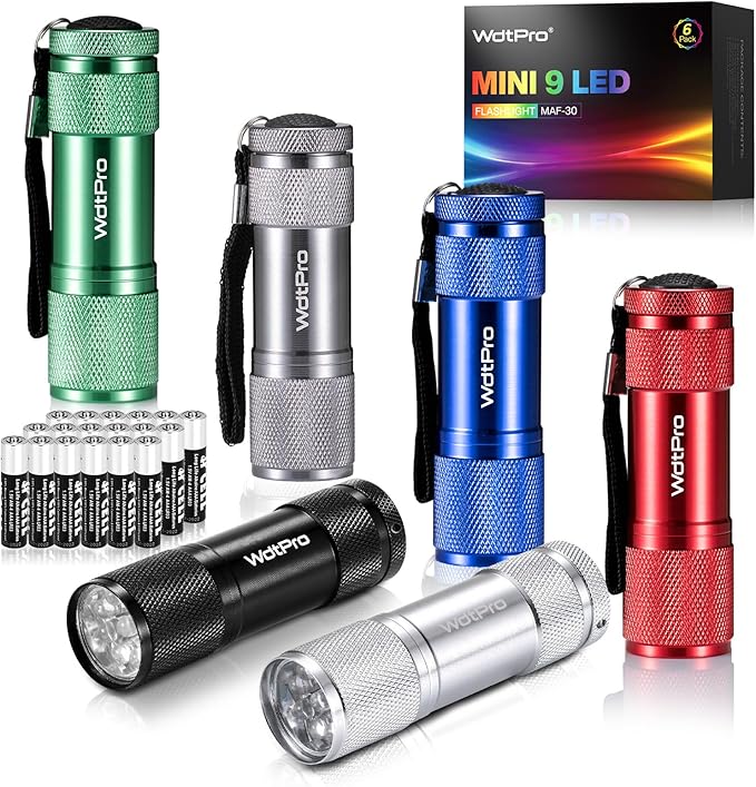 WdtPro LED Mini Flashlights, Super Bright Flashlight by WdtPro