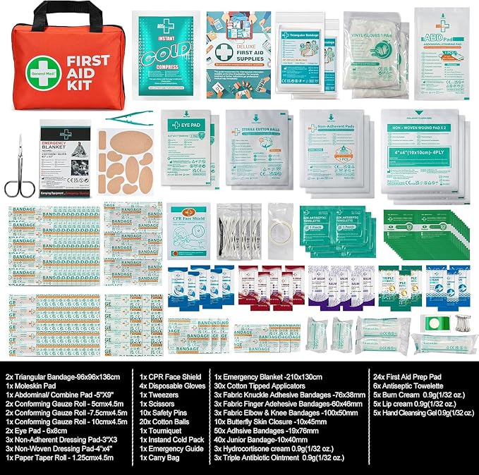 General Medi First Aid Kit, 250 Piece Small First Aid Kit - Image 2