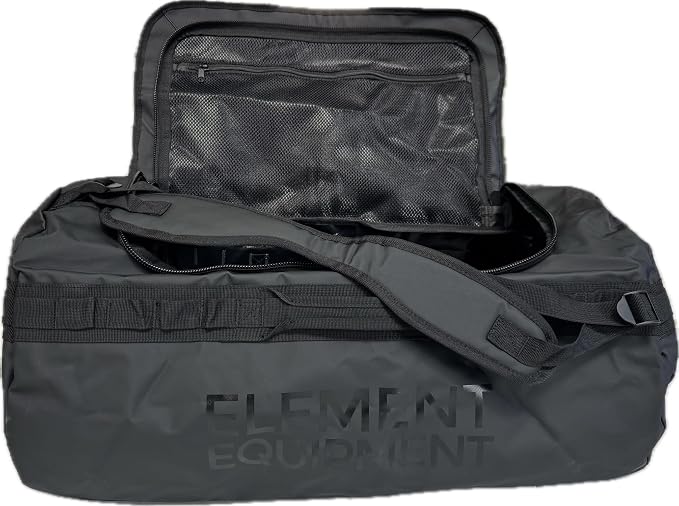 Element Equipment Trailhead Duffel Bag Shoulder Straps Waterproof Black/Black - Image 3