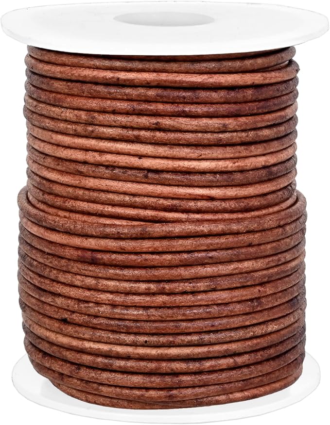 GENIQUE Real/Genuine Round Leather String Cord - Image 4