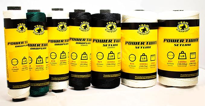 Team Catfish Power Twine – Coated Nylon Bank Line - Image 7