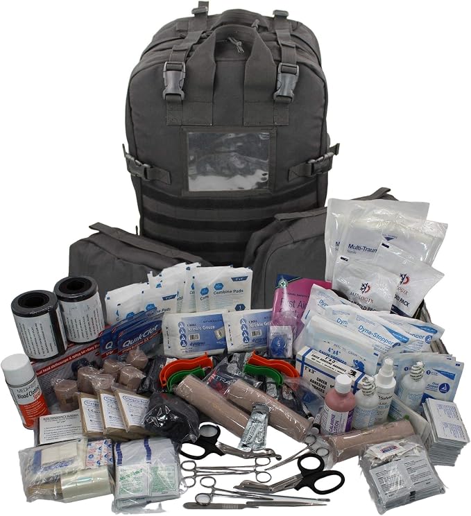 Luminary Stomp Medical Backpack Fully Stocked First Aid Trauma Kit Special by LuminaryGlobal