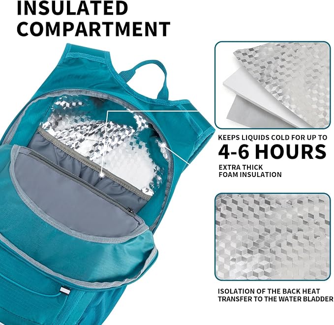 KABAQOO Hydration Backpack, 18L Multipurpose Hiking Backpack - Image 5