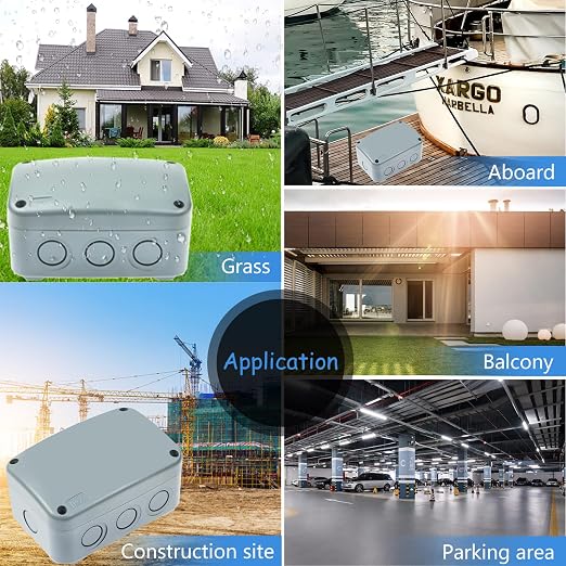 Outdoor Junction Box, Nineleaf IP66 Weatherproof Electrical Project Boxes - Image 8