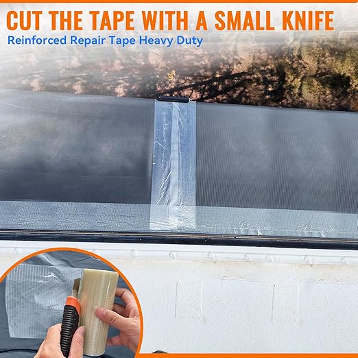 Tikfoam RV Awning Repair Tape for Tarp, Boat Covers Repair Tape, Sail Tape - Image 5