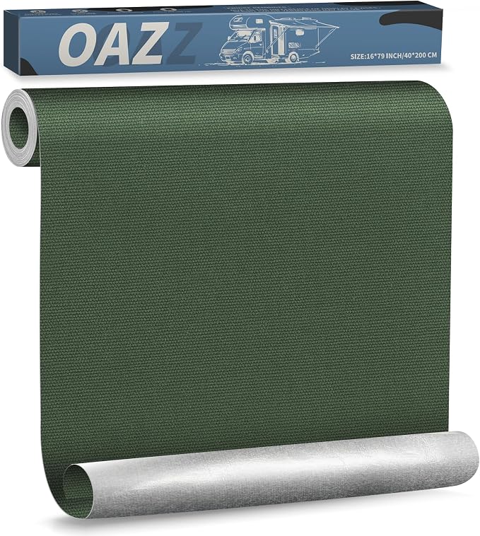 OAZ 16 x 79 inch Canvas Repair Patches Canvas Fabric Patch Self-Adhesive Canvas by OAZ