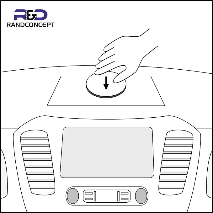 Randconcept - 95mm Adhesive Dashboard Pad Mounting Disk - Image 3