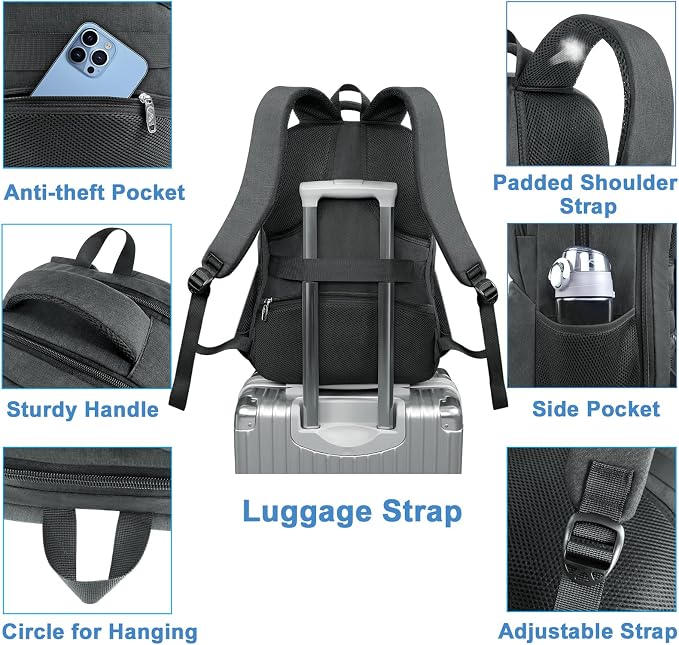 MATEIN 18 Inch Backpack for Men, Extra Large Work Backpack - Image 5