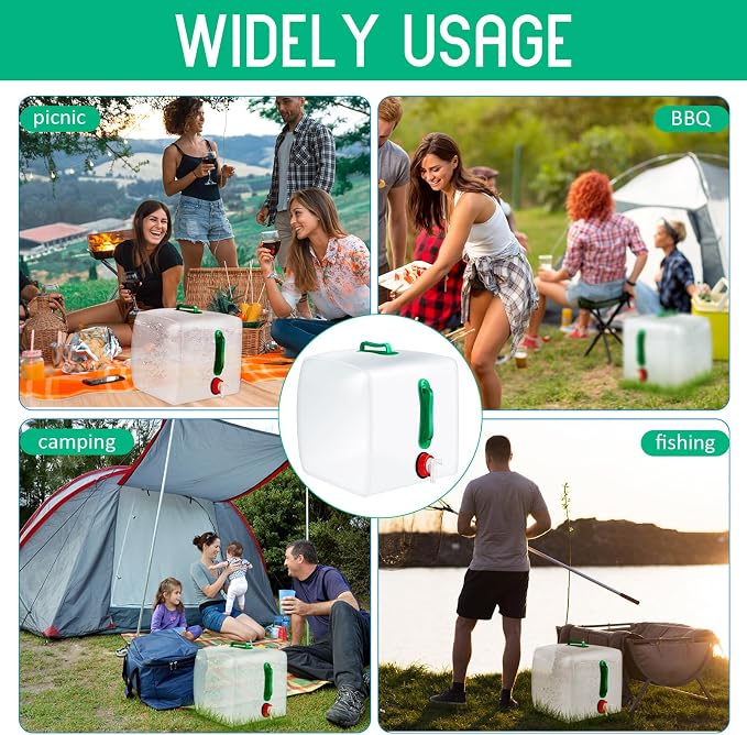 Reallnaive 3 Pcs Collapsible Water Container - Image 7