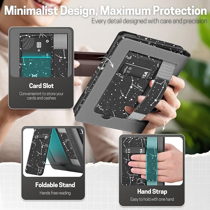 TNP Stand Case for Kindle Paperwhite 12th Generation 2024 / Kindle Colorsoft - Image 3