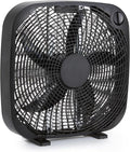Amazon Basics 3-Speed Box Fan for Bedroom, Portable by AmazonBasics