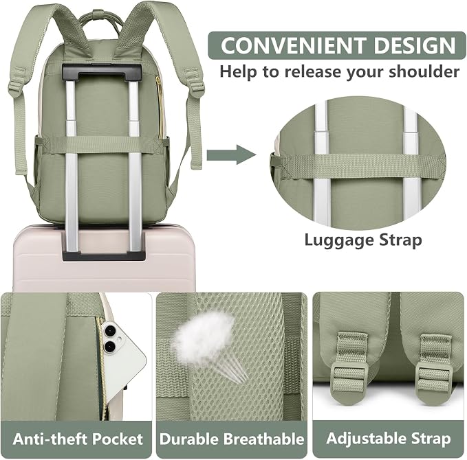 Laptop Backpack for Women Work Bag - Image 5