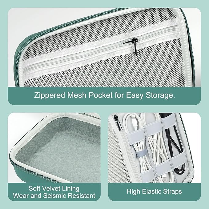 EVA Electronic Accessories Storage Case Large Shockproof Waterproof Storage Bag - Image 5