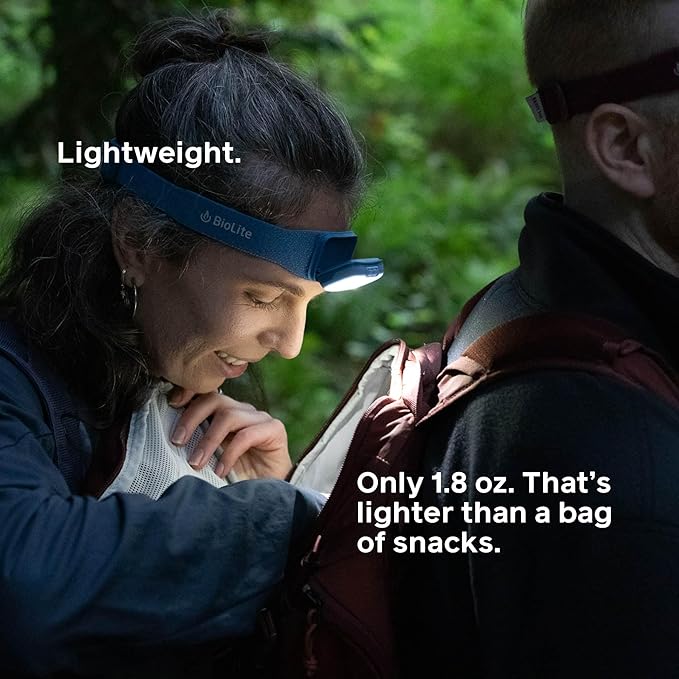 BioLite Range 300 Waterproof, Fast-Charging Rechargeable Headlamp, Slate Blue - Image 7