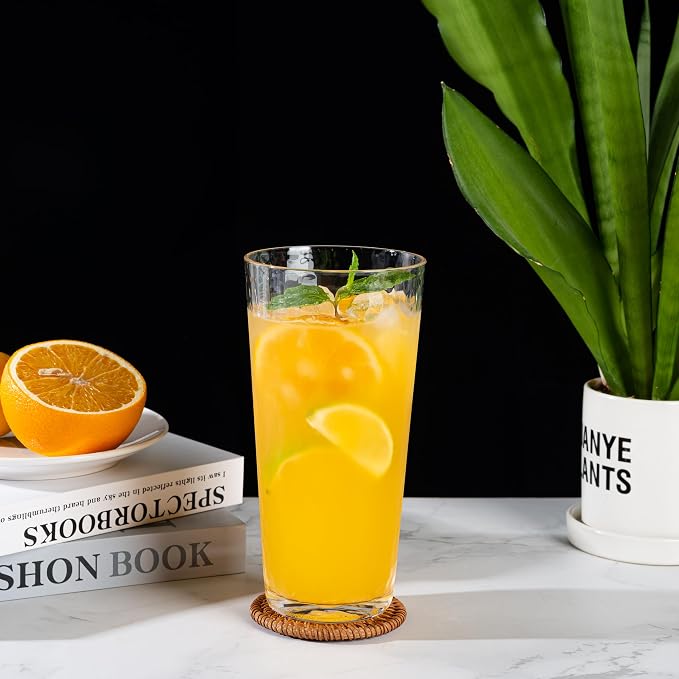 26-ounce Acrylic Highball Glasses Plastic Tumbler Larger Drinking Glasses - Image 6