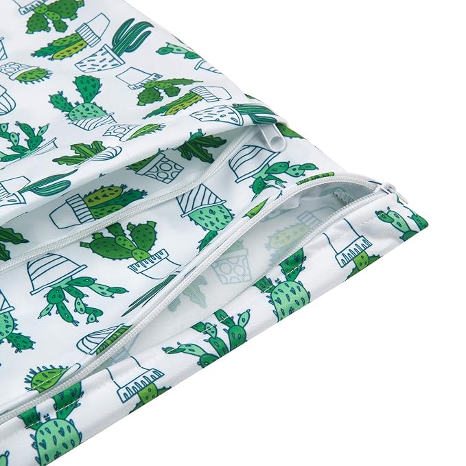 babygoal Wet Dry Bags for Baby Cloth Diapers, Washable Travel Bags, Gym Bag for - Image 9