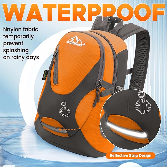 sunhiker Small Hiking Backpack Women Men 20L Lightweight Travel Backpack - Image 3