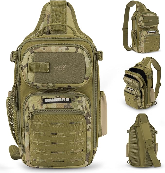 KastKing BlowBak Tactical Sling Tackle Bag-Lightweight Fishing Backpack Storge - Image 2