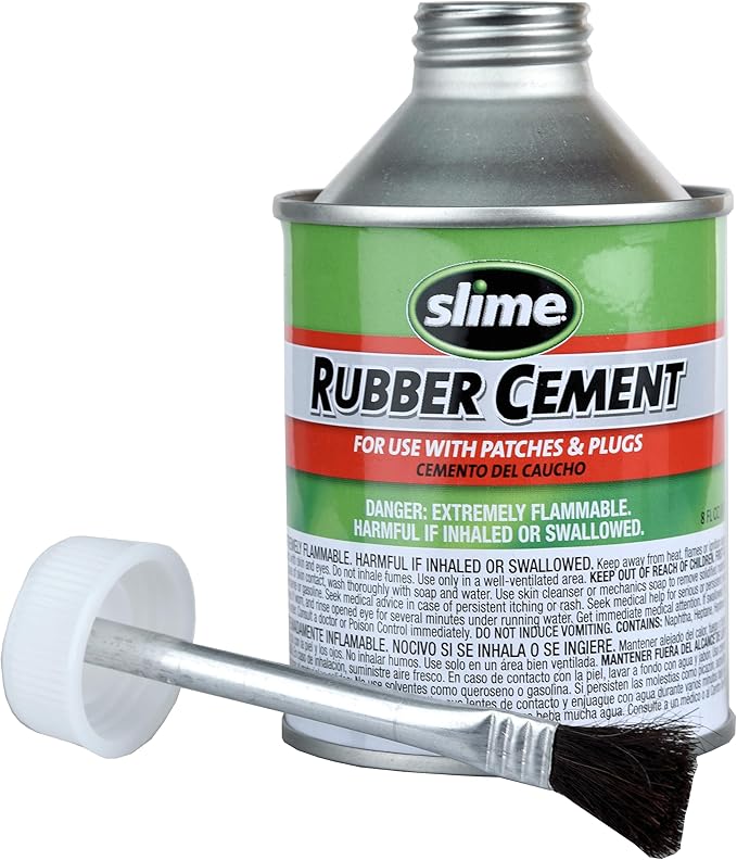 Slime 1050 Rubber Cement, Tire Repair, use - Image 2