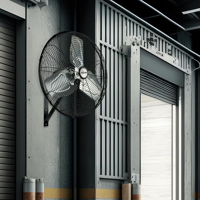 Hurricane 30" Pro Commercial Grade Oscillating Wall Mount Fan, or Workshop - Image 5