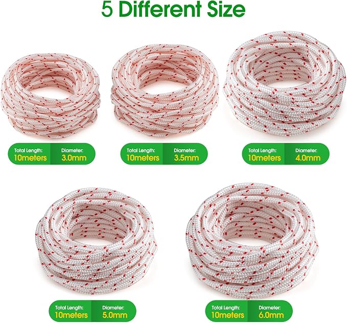 RayTour Replacement Recoil Starter Rope Pull Cord - Image 4