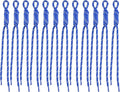 Paracord Keychain Paracord Bag Charm 12pcs Braided Nylon Rope Keychain Cord by Cmidy