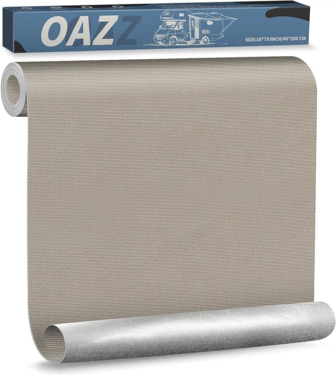 OAZ 16 x 79 inch Canvas Repair Patches Canvas Fabric Patch Self-Adhesive Fabric by OAZ