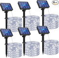 btfarm 6-Pack Solar String Lights Outdoor, 480LED 198FT Solar Fairy Lights by btfarmdecorativelighting