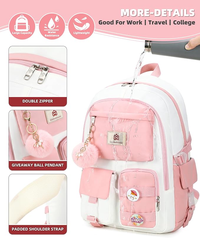 Hidds Laptop Backpacks 15.6 Inch School Bag Elementary Middle High College - Image 6