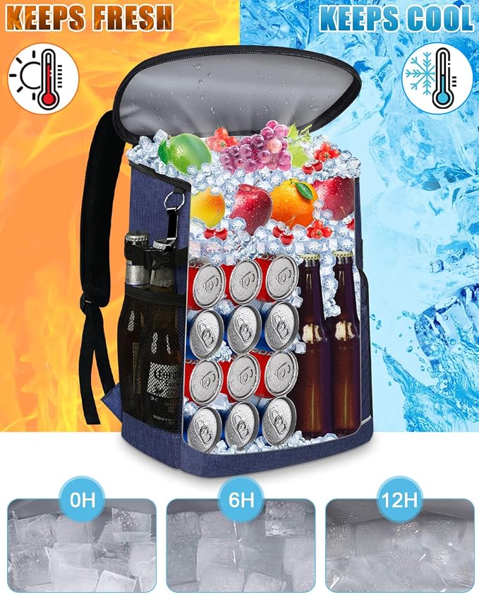 Cooler Backpack Insulated Leakproof Waterproof Backpack Cooler Bag 30/45 Cans - Image 4
