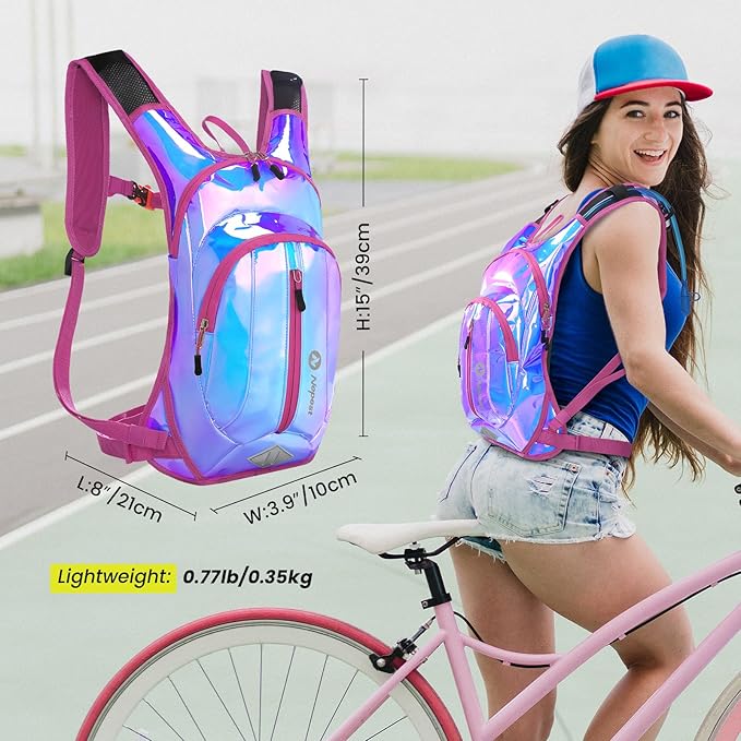 Nepest Hydration Pack Backpack for Women & Men, Lightweight Water Backpack - Image 2