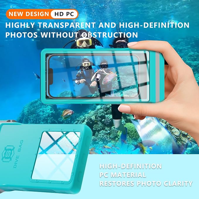 GOLDJU Waterproof Phone Pouch, 7.0 inch Waterproof Phone Case - Image 5