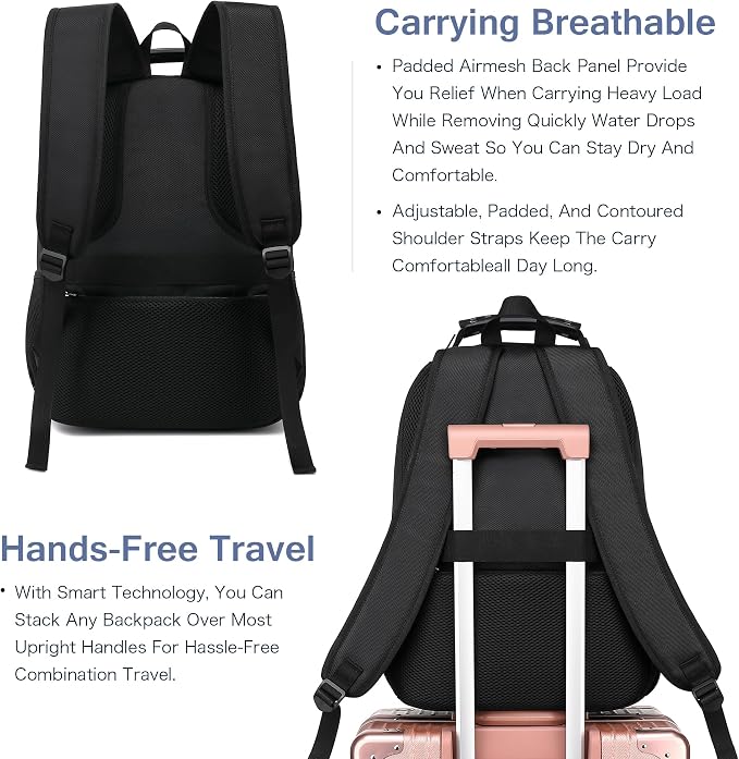 Boavan Laptop Backpack for men, 15.6 inch Laptop Bag - Image 3