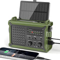 Solar Radio Emergency Hand Crank 12000mAh by Mesqool