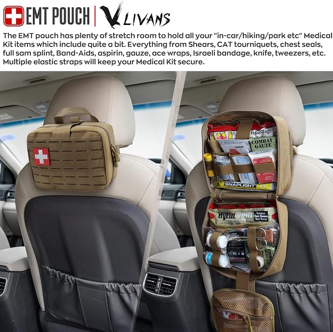 LIVANS Tactical Molle Medical Pouch - Image 7