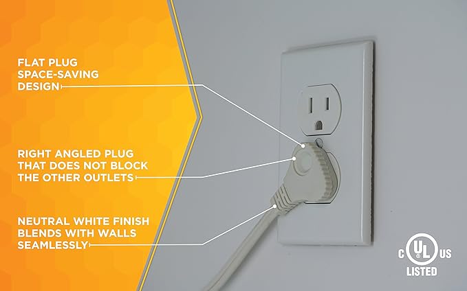 Woods SlimLine Extension Cord - Image 4