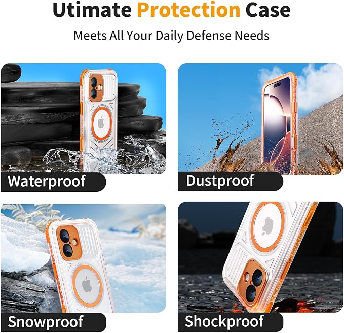 for iPhone 16 Waterproof Case, Compatible - Image 4