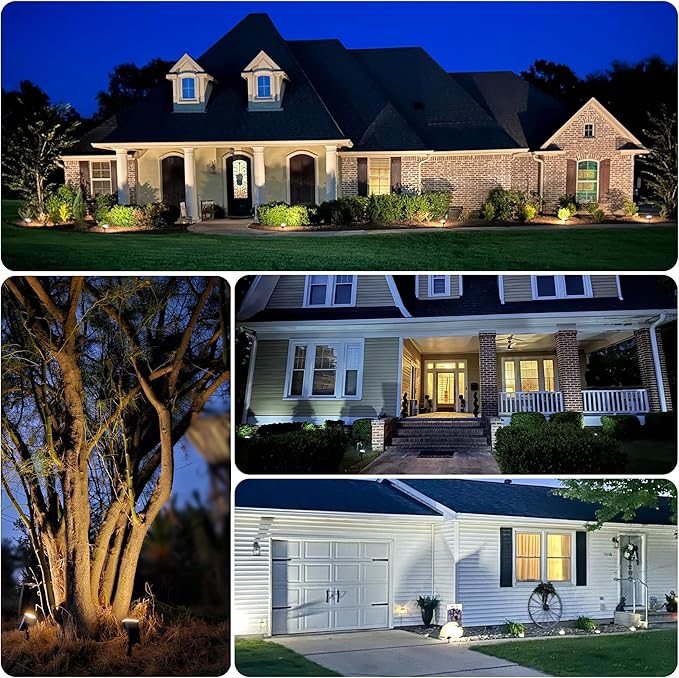 AUDERWIN Solar Spot Lights Outdoor 63 LED 3 Lighting, Waterproof IP65 Modes - Image 8