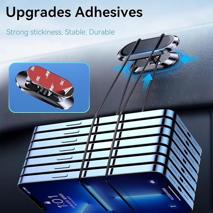 【2-PACK】Magnetic phone holder for car, iPhone Magnetic car mount for cell phone - Image 4
