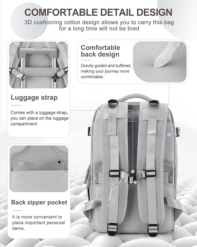 coowoz Travel Backpack Carry On - Image 3