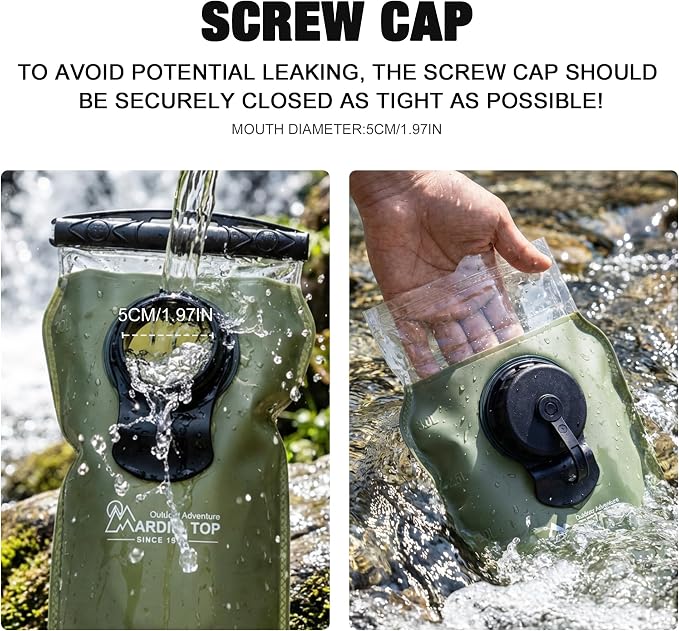 Mardingtop Hydration Bladder, 3L Leak Proof Water Reservoir Military Hydration - Image 3