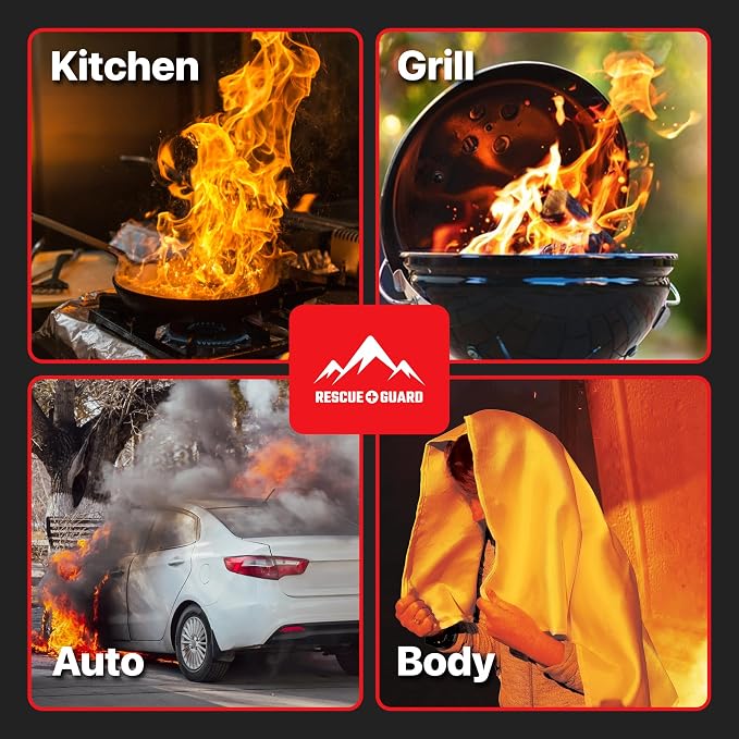 Fire Blanket 2 Pack 40”x40” - Image 7
