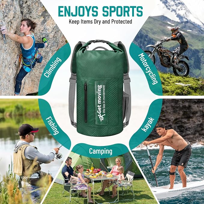 BKNOOU Dry Bag Waterproof Backpack - Image 9