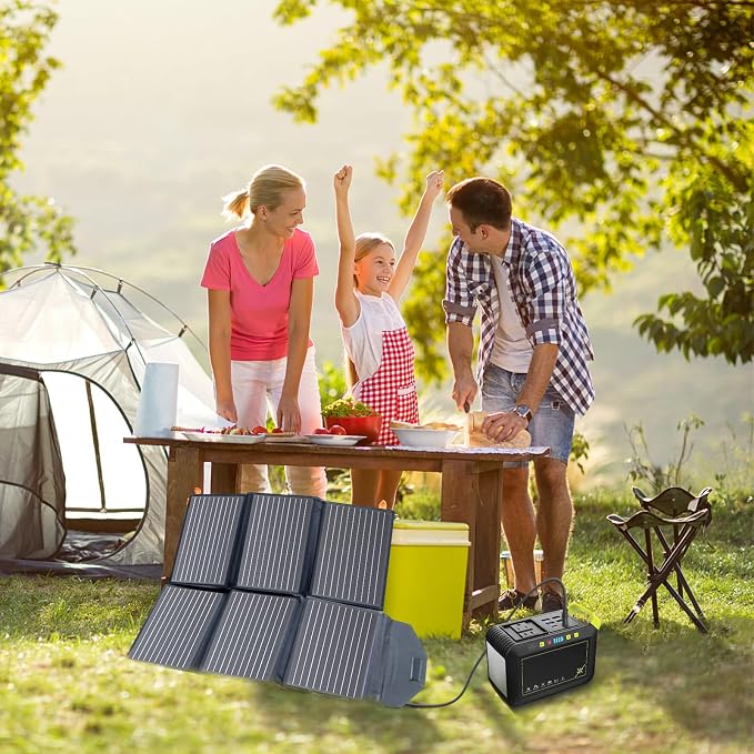 FlexSolar 60W Portable Solar Panels Chargers QC3.0 USB-A USB-C DC5521 8mm - Image 5