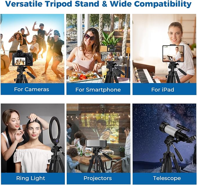75" Heavy Duty Camera Tripod Stand - Image 2