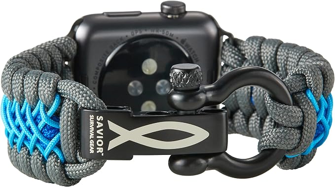 Savior Survival Gear Paracord Watch Band, Compatible by SaviorSurvivalGear