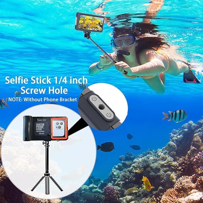 Underwater Phone Case for Snorkeling, Professional Deep Diving Waterproof Phone - Image 4