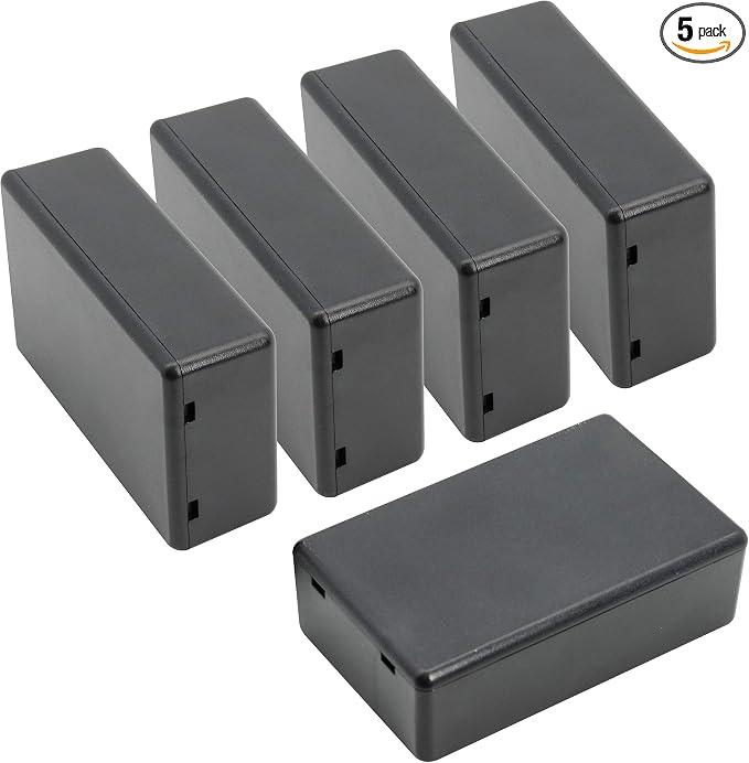 LeMotech 5 Pieces Plastic Project Boxes Junction Case by LeMotech