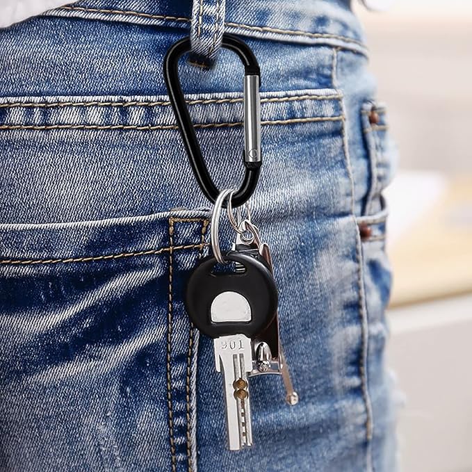 30PCS Aluminum Carabiner Clips - Image 9